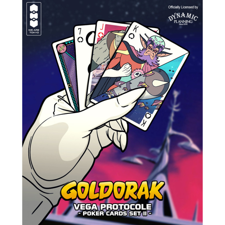 Grendizer - Juego de póquer de 54 cartas - Juego de cartas de póquer de protocolo Vega II - We Are Tokyo