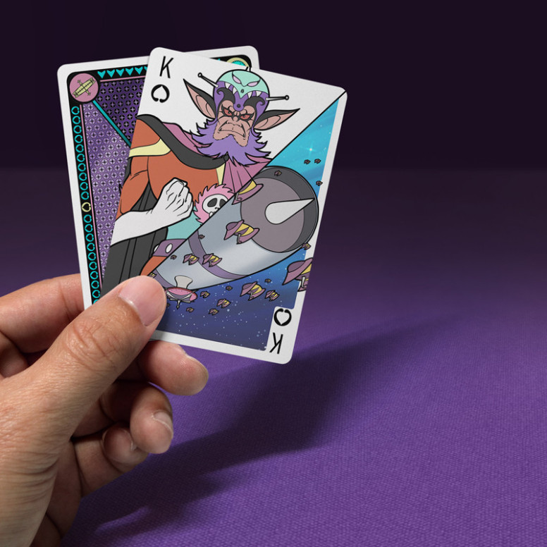 Grendizer - Juego de póquer de 54 cartas - Juego de cartas de póquer de protocolo Vega II - We Are Tokyo