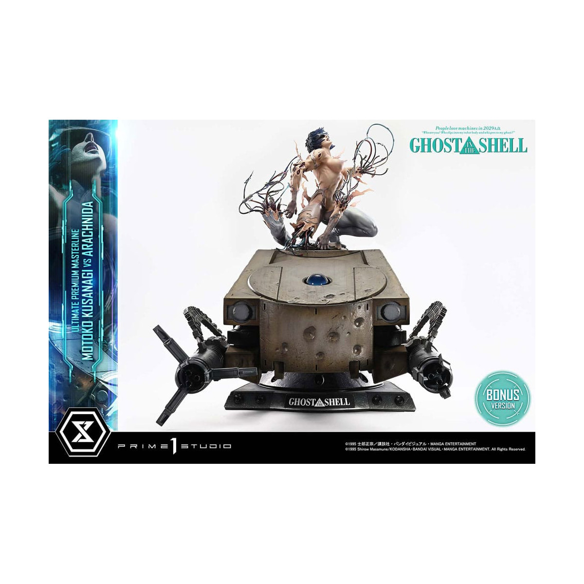 Prime 1 Studio Ghost in the Shell - Motoko Kusanagi vs Arachnida Bonus Version Ultimate Premium Masterline Series 1/4