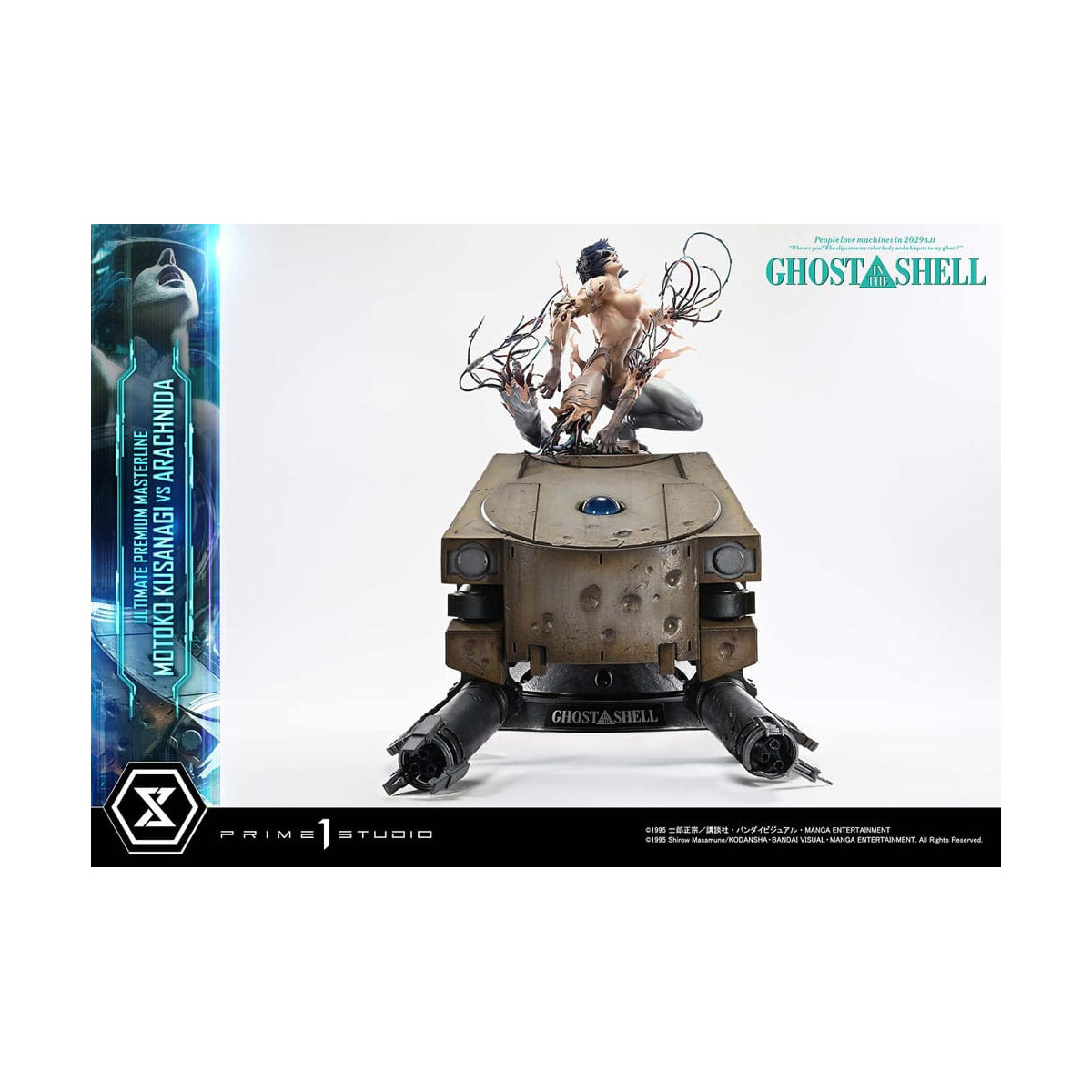 Prime 1 Studio Ghost in the Shell - Motoko Kusanagi vs Arachnida Bonus Version Ultimate Premium Masterline Series 1/4