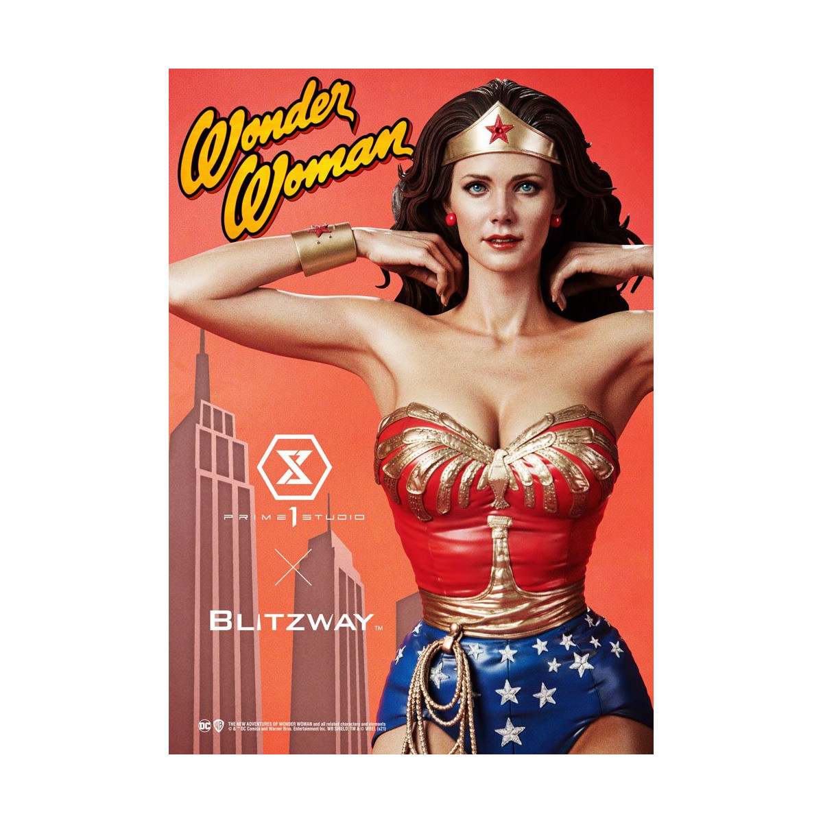 Prime 1 Studio X Blitzway DC Comics - Lynda Carter Wonder Woman 1975 1/3 Statue