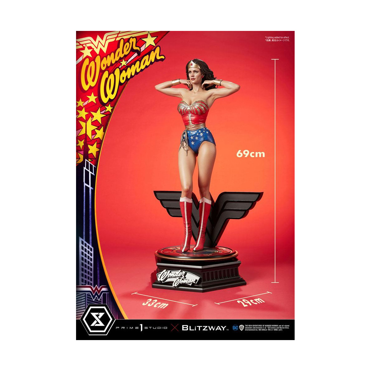 Prime 1 Studio X Blitzway DC Comics - Lynda Carter Wonder Woman 1975 1/3 Statue