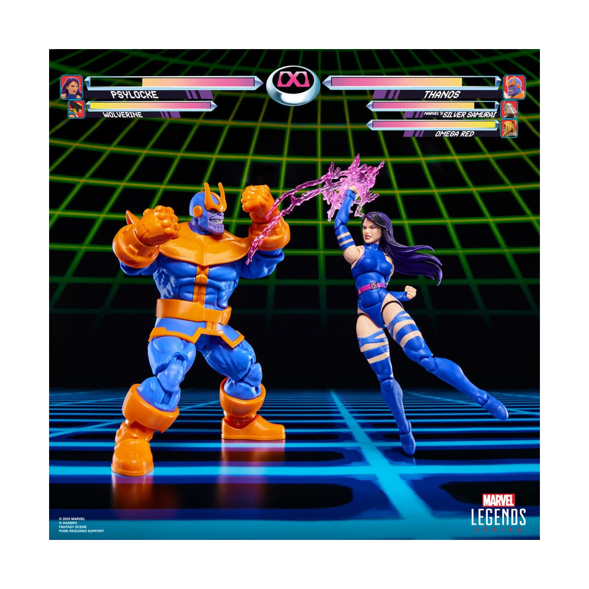 Hasbro Marvel Legends Series Gamerverse - Psylocke vs. Thanos