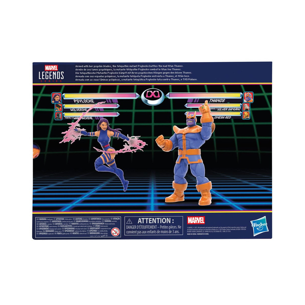 Hasbro Marvel Legends Series Gamerverse - Psylocke vs. Thanos