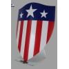 King Arts Captain America Bouclier triangle socle 1/1 