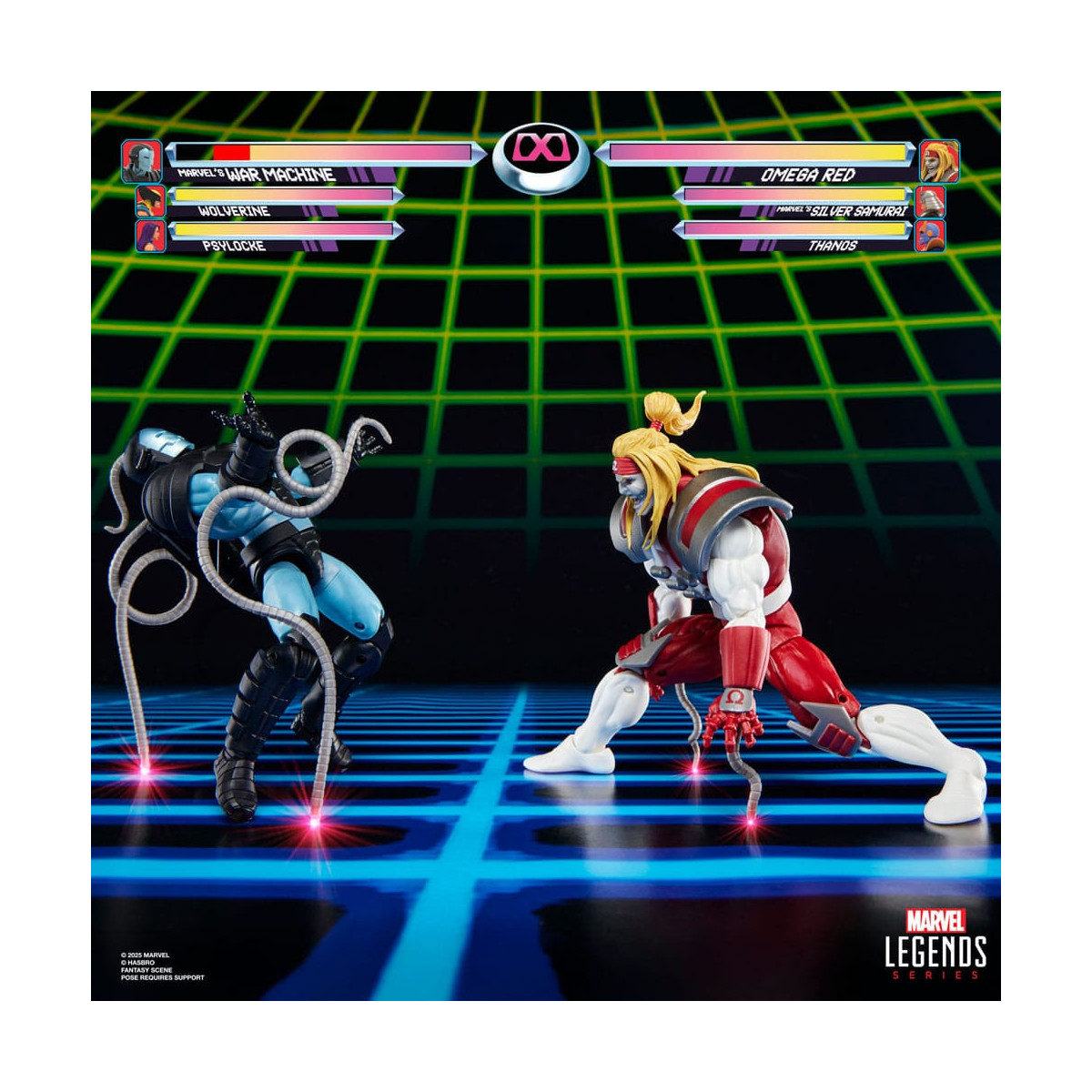 Hasbro Marvel Legends Serie Gamerverse - War Machine vs. Omega Red