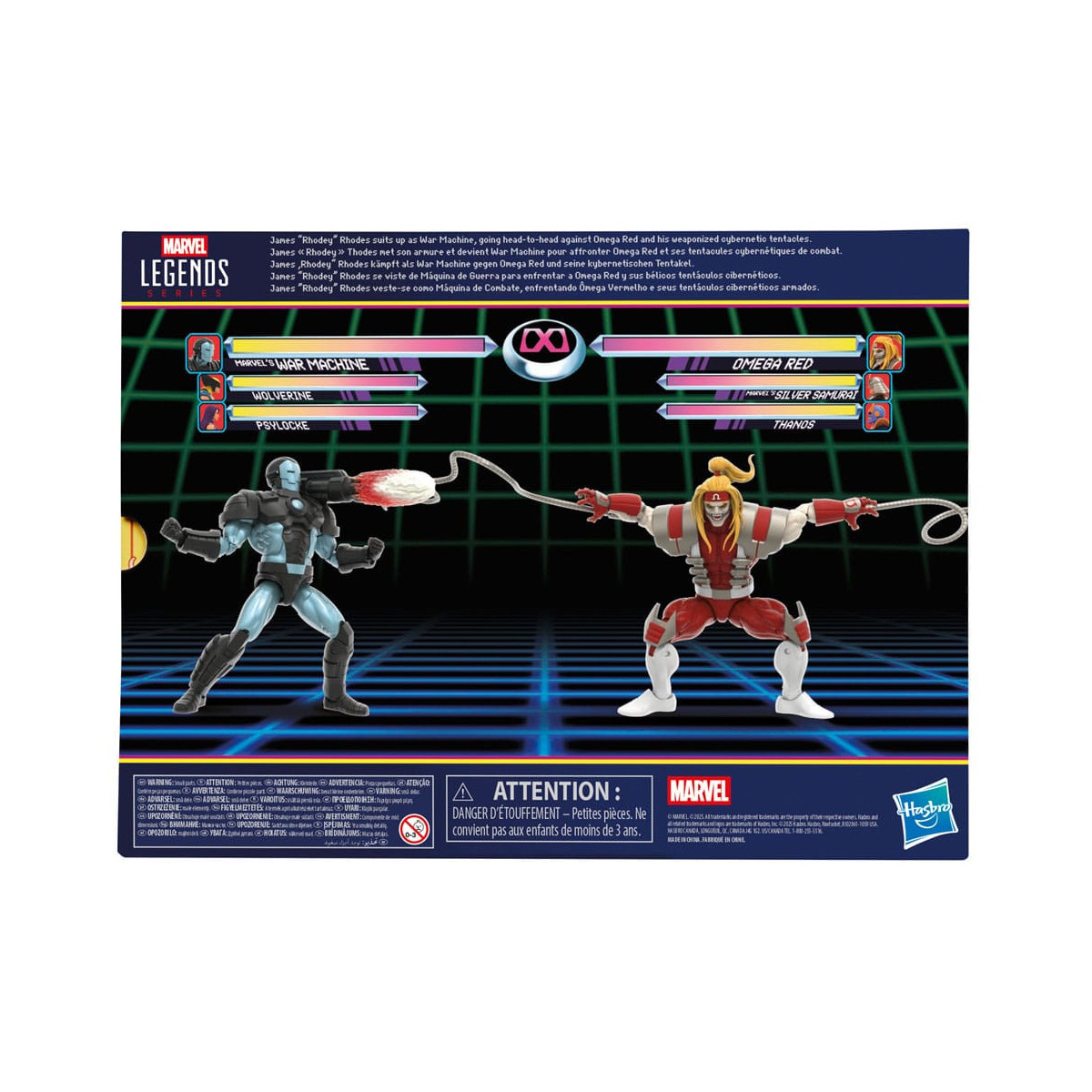 Hasbro Marvel Legends Serie Gamerverse - War Machine vs. Omega Red