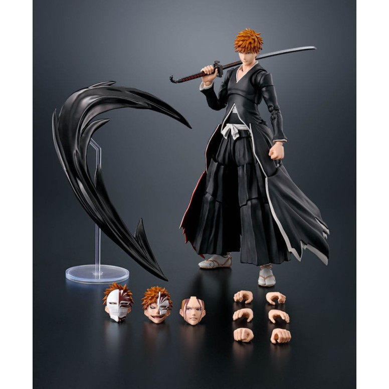 Tamashii Bandai - ICHIGO KUROSAKI GETSUGATENSHO - Bleach 1000 AÑOS DE GUERRA SANGRIENTA - SH Figuarts SHF