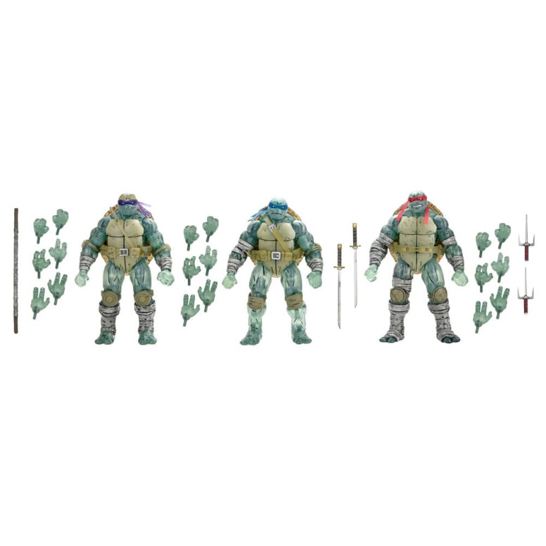 NECA - IDW Comics - Ghost Brothers 3 pack - El Último Ronin - TMNT