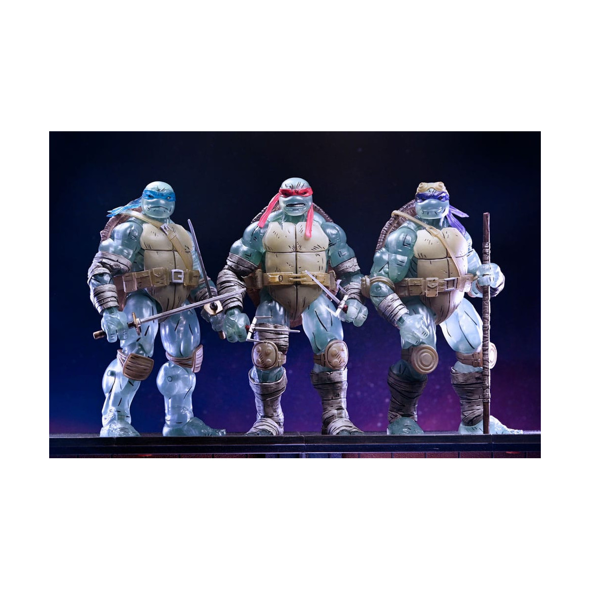 NECA - IDW Comics - Ghost Brothers 3 pack - El Último Ronin - TMNT