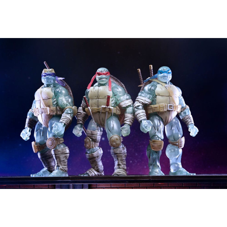 NECA - IDW Comics - Ghost Brothers 3 pack - El Último Ronin - TMNT