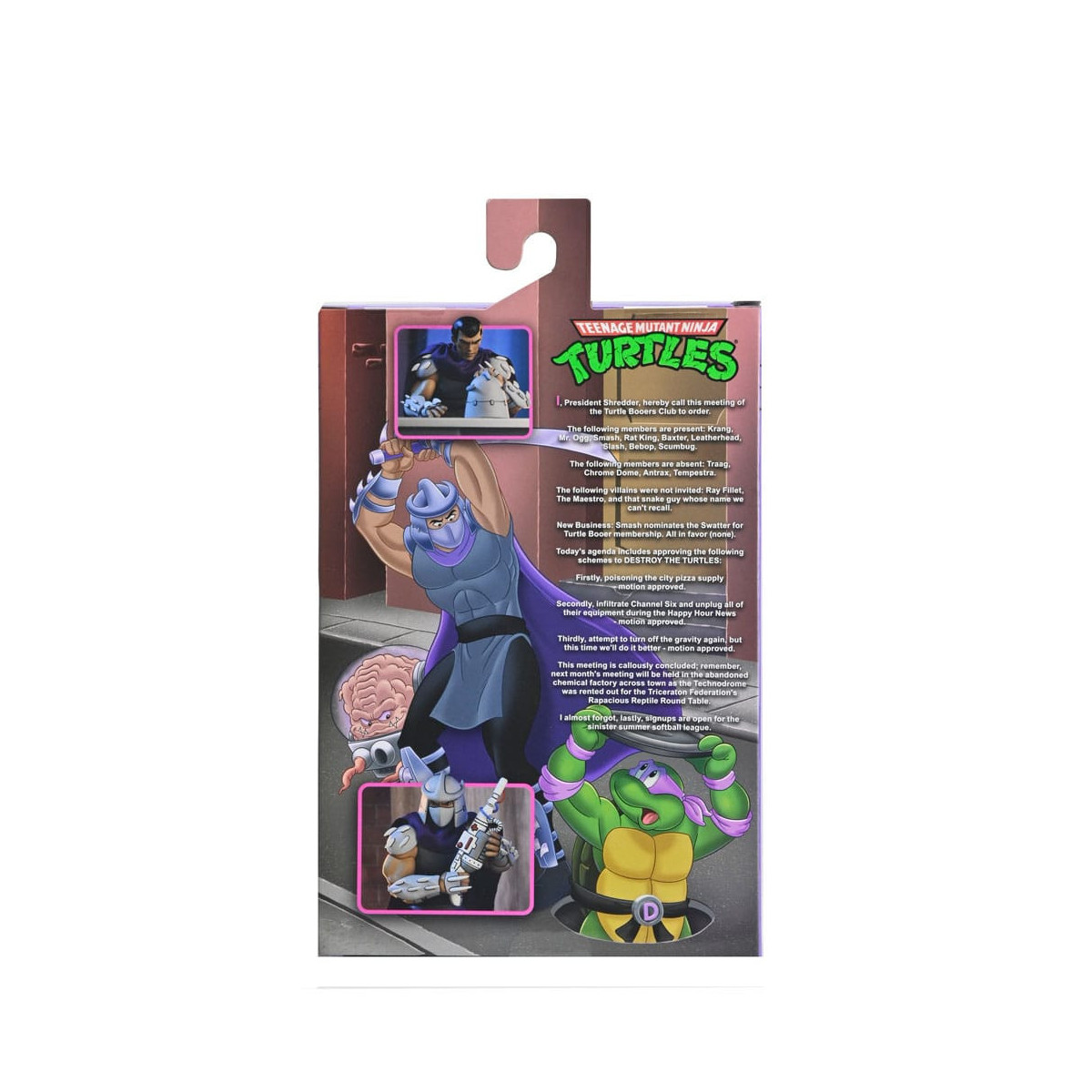 NECA - Ultimate Shredder VHS (colores clásicos) - Dibujos animados TMNT