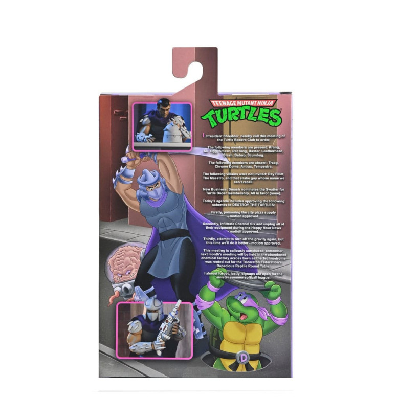 NECA - Ultimate Shredder VHS (colores clásicos) - Dibujos animados TMNT