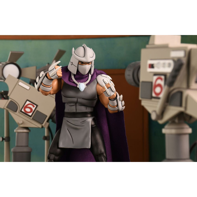 NECA - Ultimate Shredder VHS (colores clásicos) - Dibujos animados TMNT