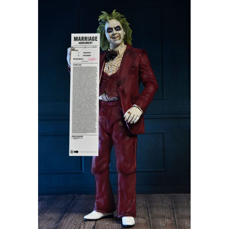 Neca Beetlejuice Beetlejuice - Esmoquin rojo definitivo Beetlejuice