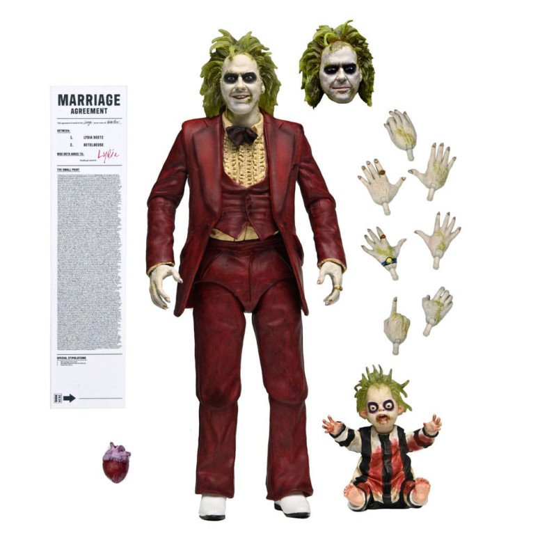 Neca Beetlejuice Beetlejuice - Esmoquin rojo definitivo Beetlejuice
