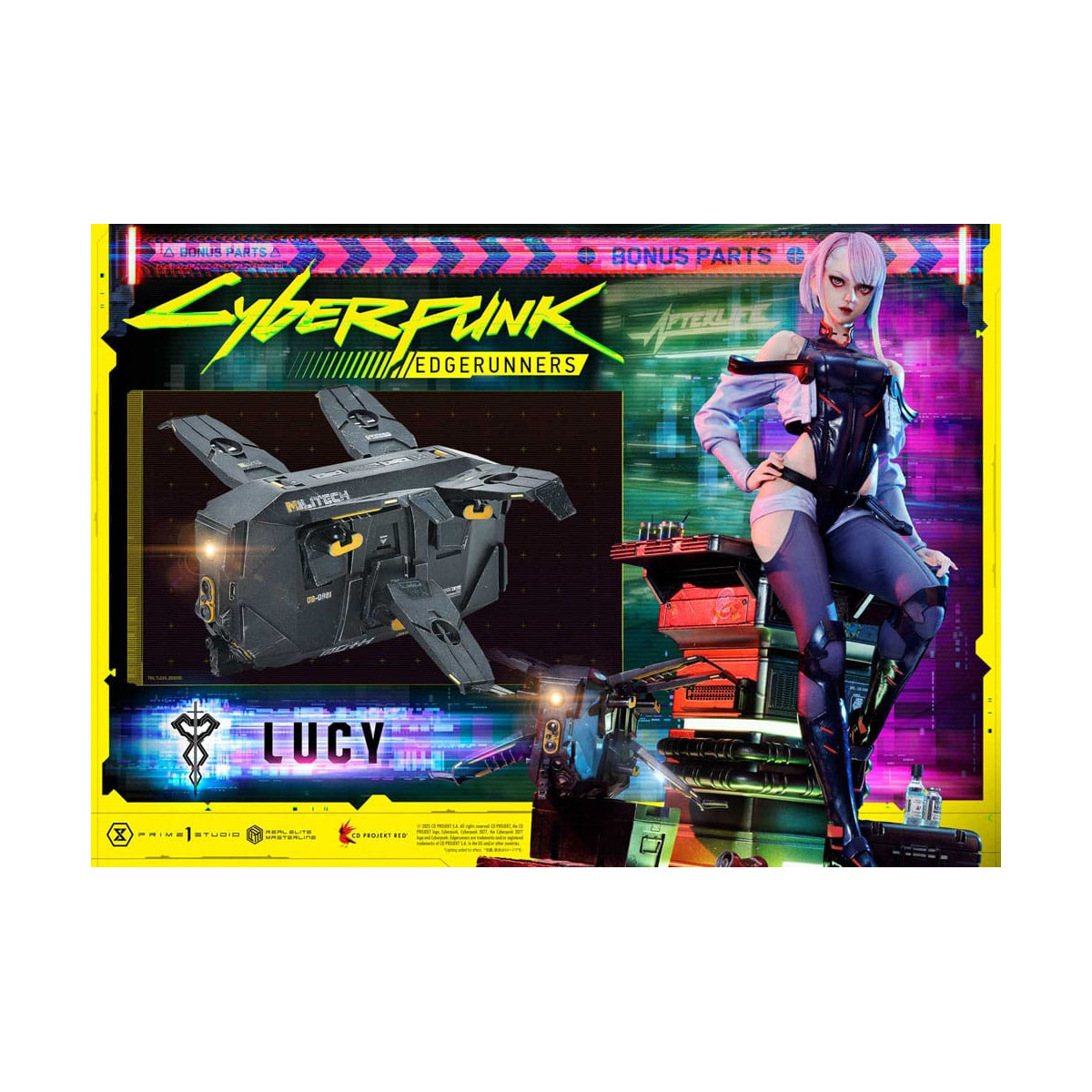 Prime 1 Studio - Cyberpunk: Edgerunners - Lucy Deluxe Versión Extra Real Elite Masterline Series 1/4