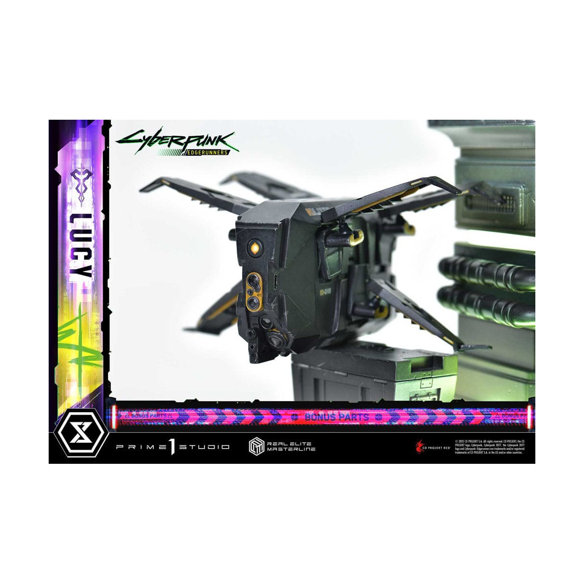 Prime 1 Studio - Cyberpunk: Edgerunners - Lucy Deluxe Versión Extra Real Elite Masterline Series 1/4