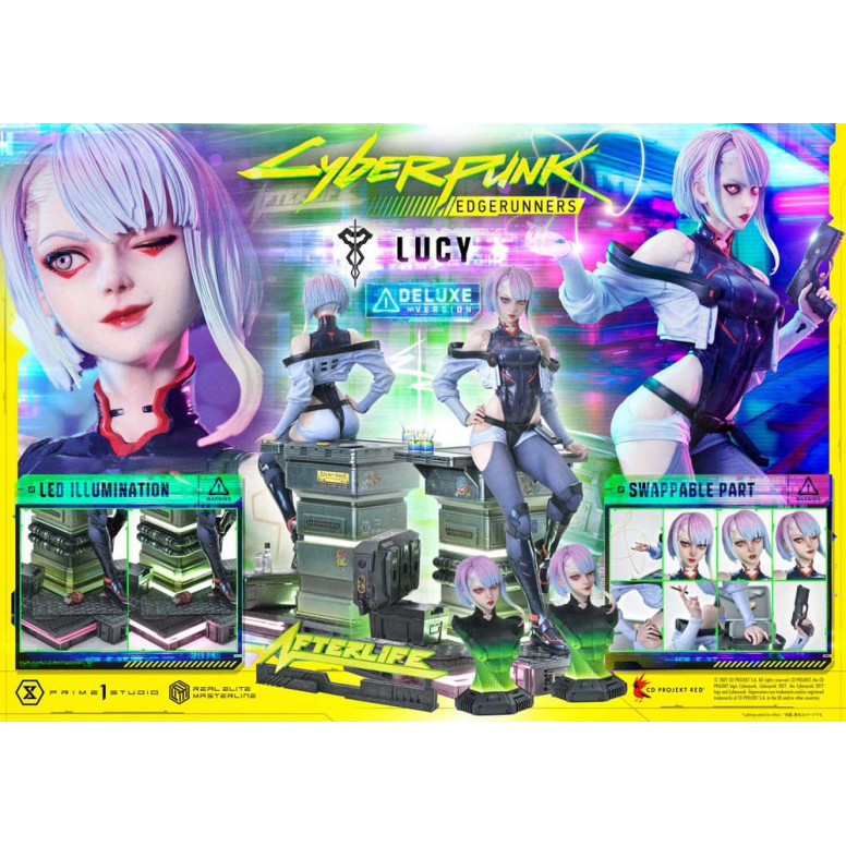Prime 1 Studio - Cyberpunk: Edgerunners - Lucy Deluxe Versión Extra Real Elite Masterline Series 1/4