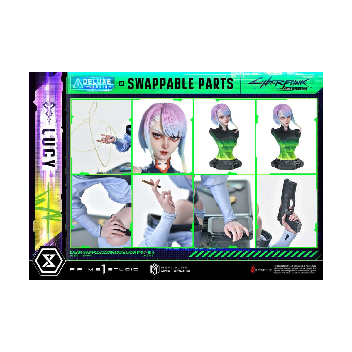 Prime 1 Studio - Cyberpunk: Edgerunners - Lucy Deluxe Versión Extra Real Elite Masterline Series 1/4
