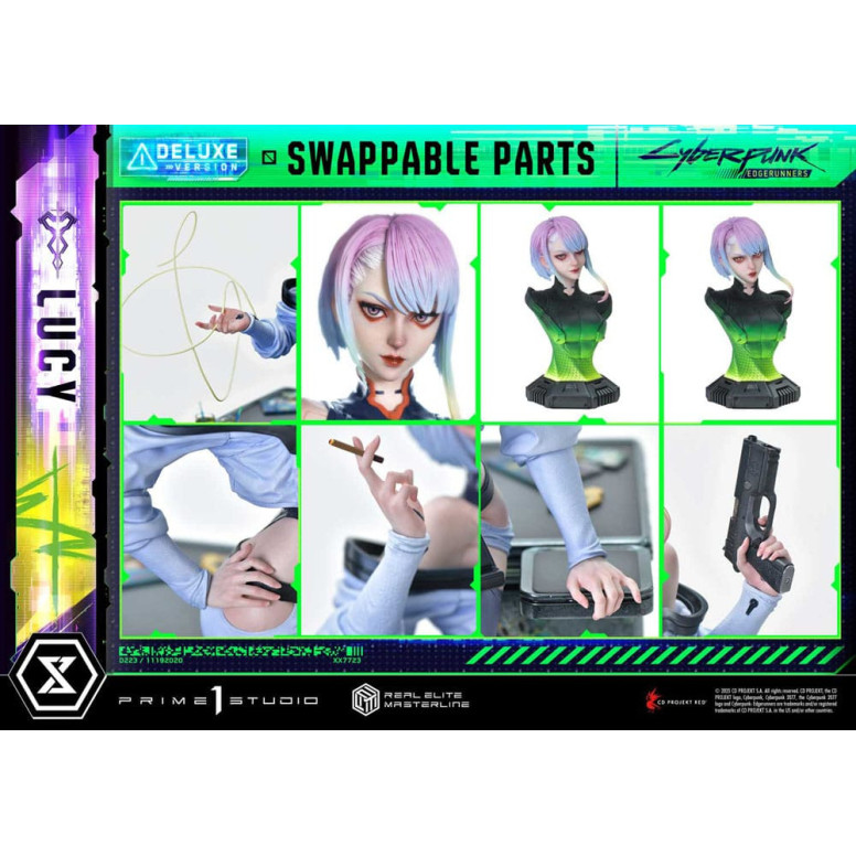Prime 1 Studio - Cyberpunk: Edgerunners - Lucy Deluxe Versión Extra Real Elite Masterline Series 1/4
