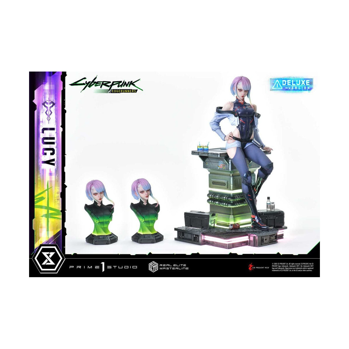 Prime 1 Studio - Cyberpunk: Edgerunners - Lucy Deluxe Versión Extra Real Elite Masterline Series 1/4
