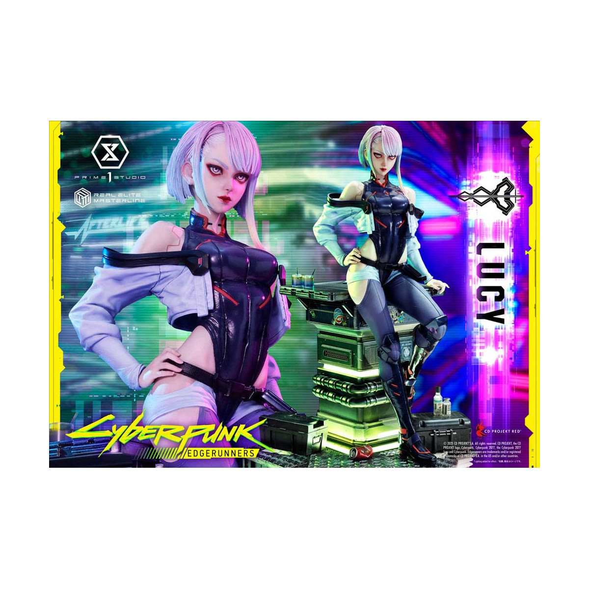 Prime 1 Studio - Cyberpunk: Edgerunners - Lucy Deluxe Versión Extra Real Elite Masterline Series 1/4