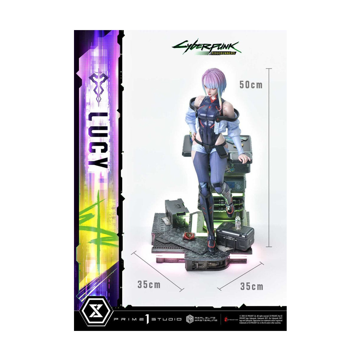 Prime 1 Studio - Cyberpunk: Edgerunners - Lucy Deluxe Versión Extra Real Elite Masterline Series 1/4