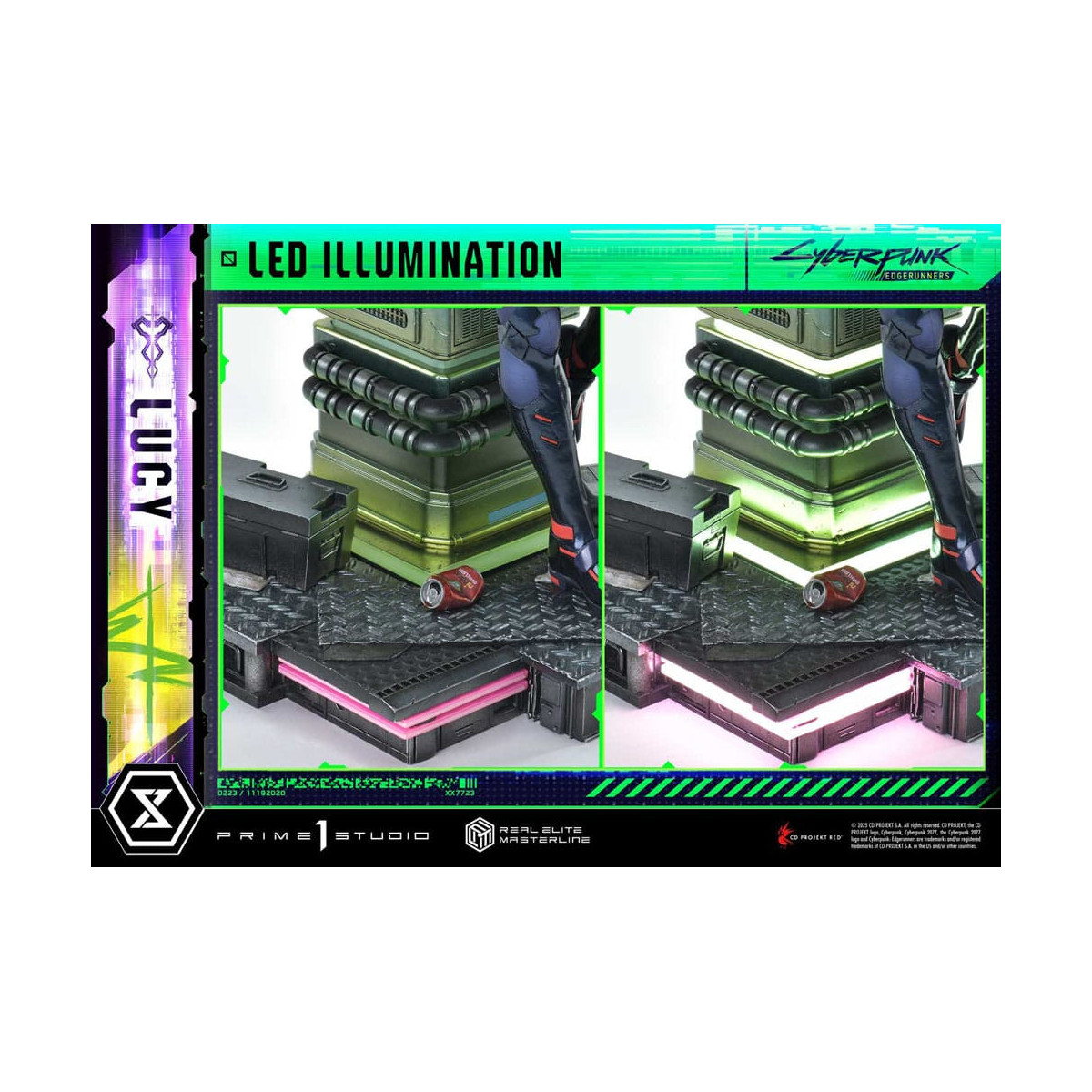 Prime 1 Studio - Cyberpunk: Edgerunners - Lucy Deluxe Versión Extra Real Elite Masterline Series 1/4