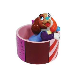 Enesco Disney - Minifigura Romero Britto Dama 70 Aniversario - La dama y el vagabundo