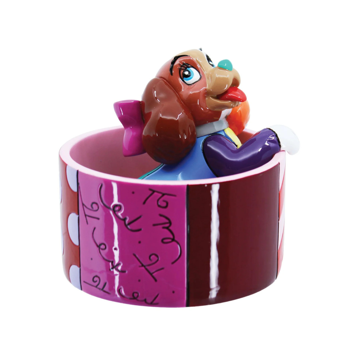 Enesco Disney - Minifigura Romero Britto Dama 70 Aniversario - La dama y el vagabundo