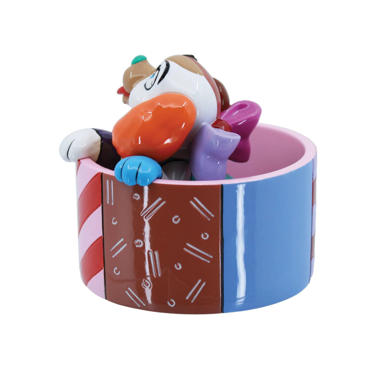 Enesco Disney - Minifigura Romero Britto Dama 70 Aniversario - La dama y el vagabundo