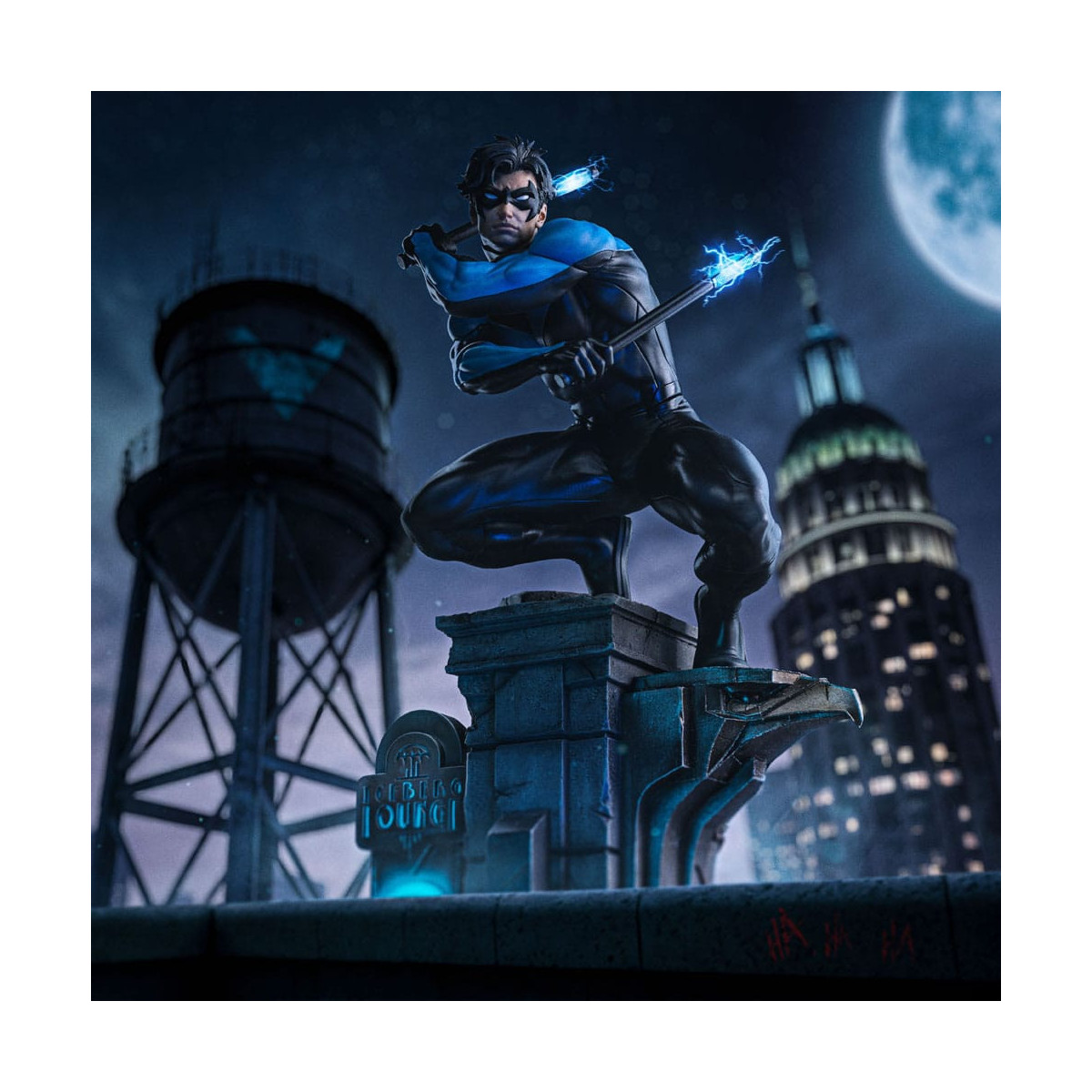 Iron Studios - DC Comics - Nightwing Escala de Arte Escala de Arte 1/10