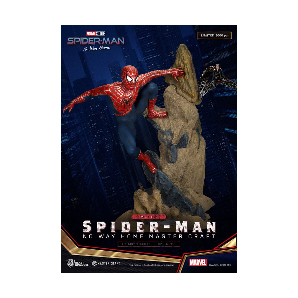 Beast Kingdom Marvel - Master Craft Friendly Neighborhood Spider-Man - Spider-Man: Sin camino a casa