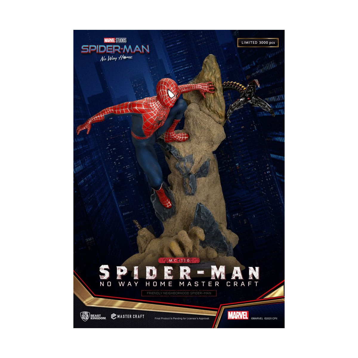 Beast Kingdom Marvel - Master Craft Friendly Neighborhood Spider-Man - Spider-Man: Sin camino a casa