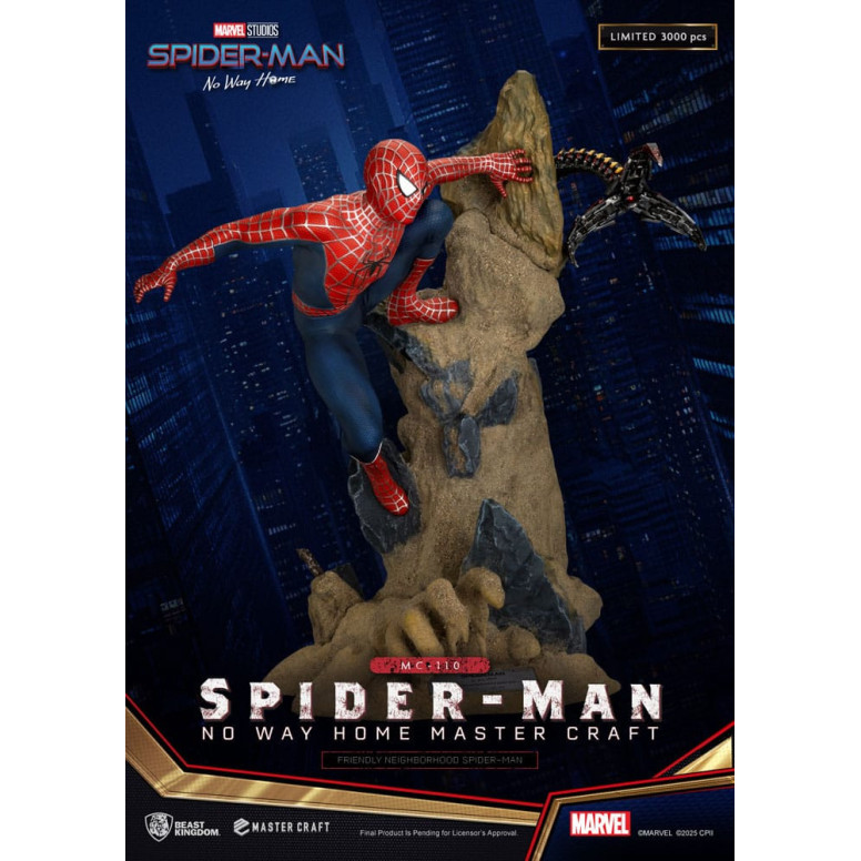 Beast Kingdom Marvel - Master Craft Friendly Neighborhood Spider-Man - Spider-Man: Sin camino a casa