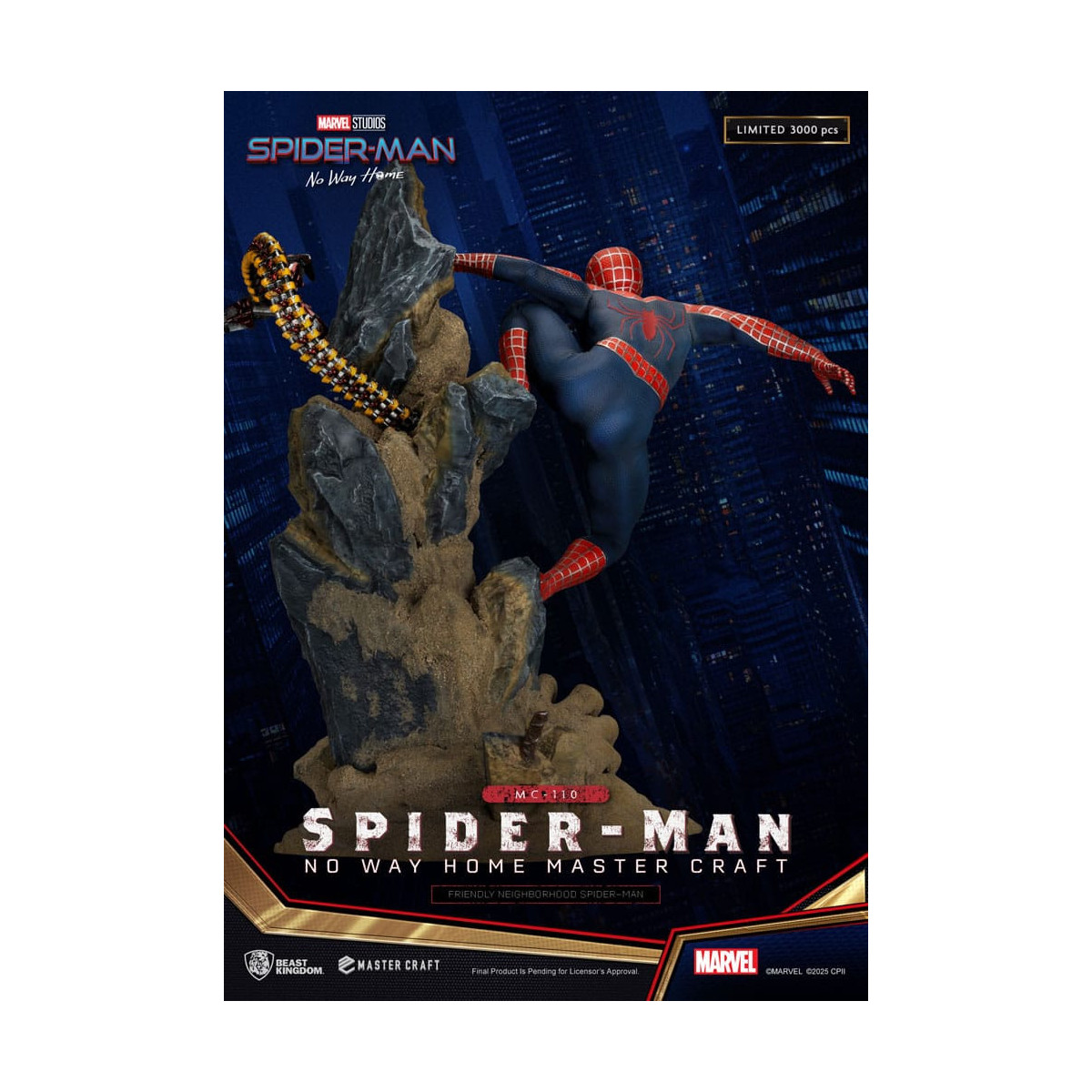 Beast Kingdom Marvel - Master Craft Friendly Neighborhood Spider-Man - Spider-Man: Sin camino a casa