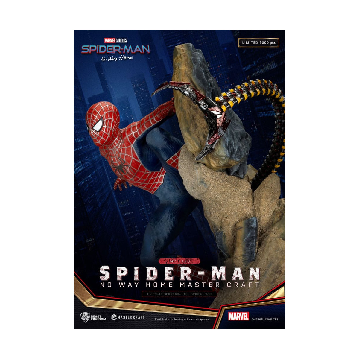 Beast Kingdom Marvel - Master Craft Friendly Neighborhood Spider-Man - Spider-Man: Sin camino a casa