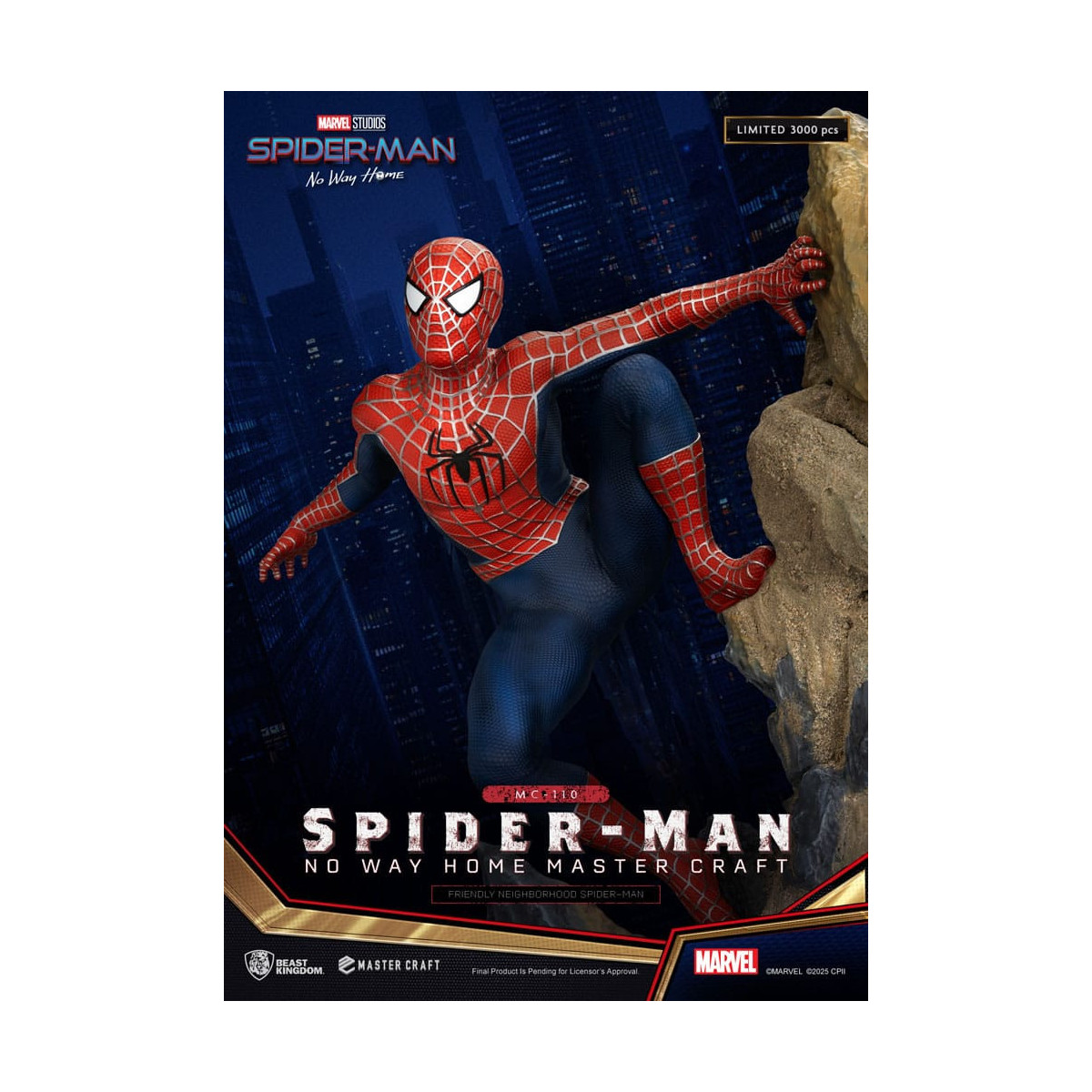 Beast Kingdom Marvel - Master Craft Friendly Neighborhood Spider-Man - Spider-Man: Sin camino a casa