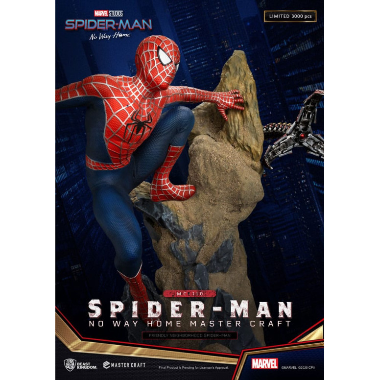 Beast Kingdom Marvel - Master Craft Friendly Neighborhood Spider-Man - Spider-Man: Sin camino a casa