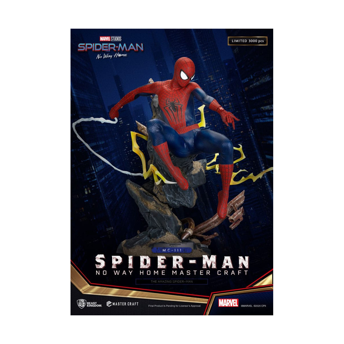 Beast Kingdom Marvel - Master Craft The Amazing Spider-Man - Spider-Man: Sin camino a casa