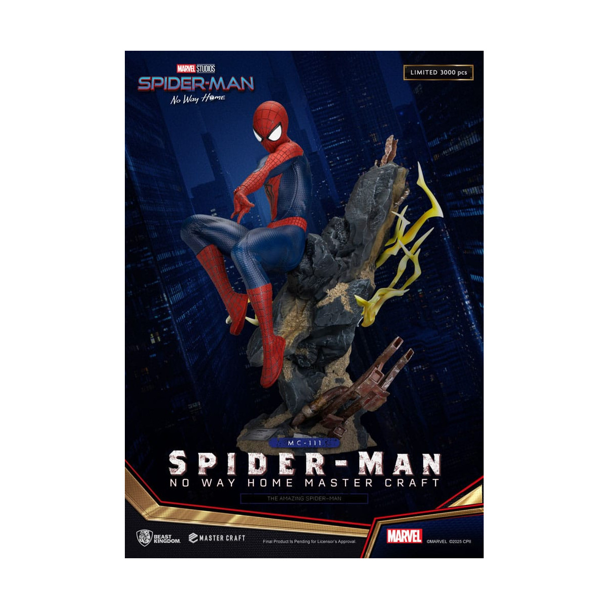 Beast Kingdom Marvel - Master Craft The Amazing Spider-Man - Spider-Man: Sin camino a casa