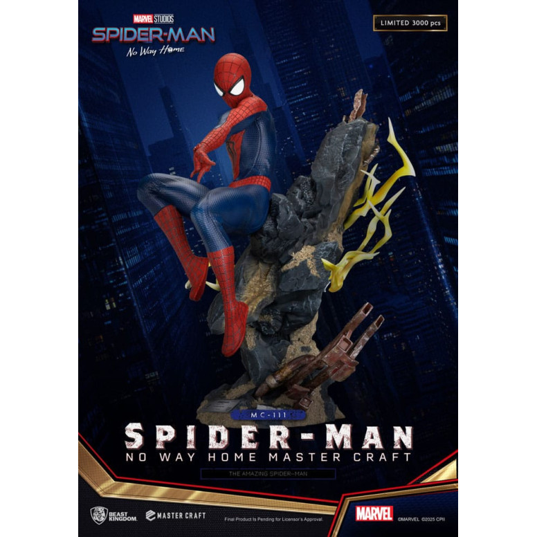 Beast Kingdom Marvel - Master Craft The Amazing Spider-Man - Spider-Man: Sin camino a casa