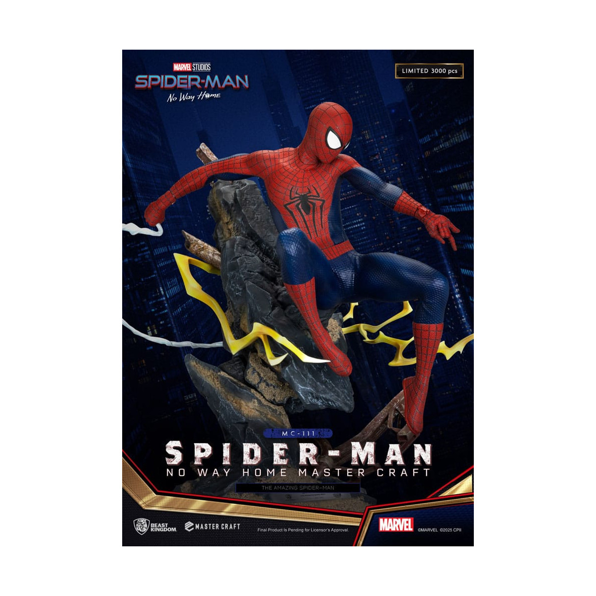 Beast Kingdom Marvel - Master Craft The Amazing Spider-Man - Spider-Man: Sin camino a casa
