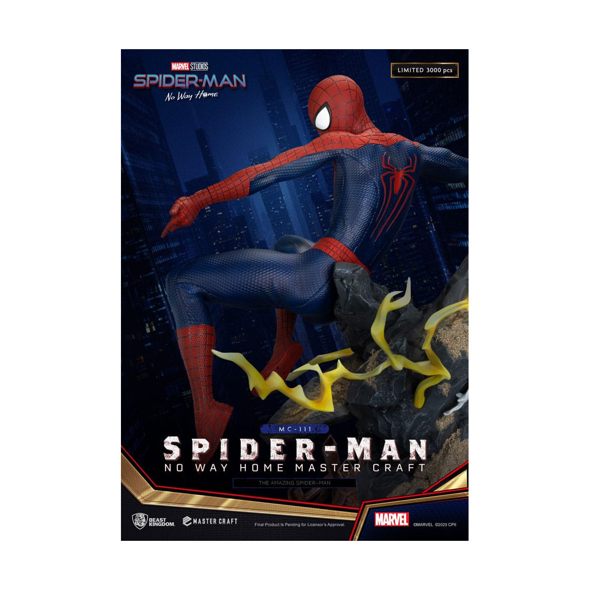 Beast Kingdom Marvel - Master Craft The Amazing Spider-Man - Spider-Man: Sin camino a casa