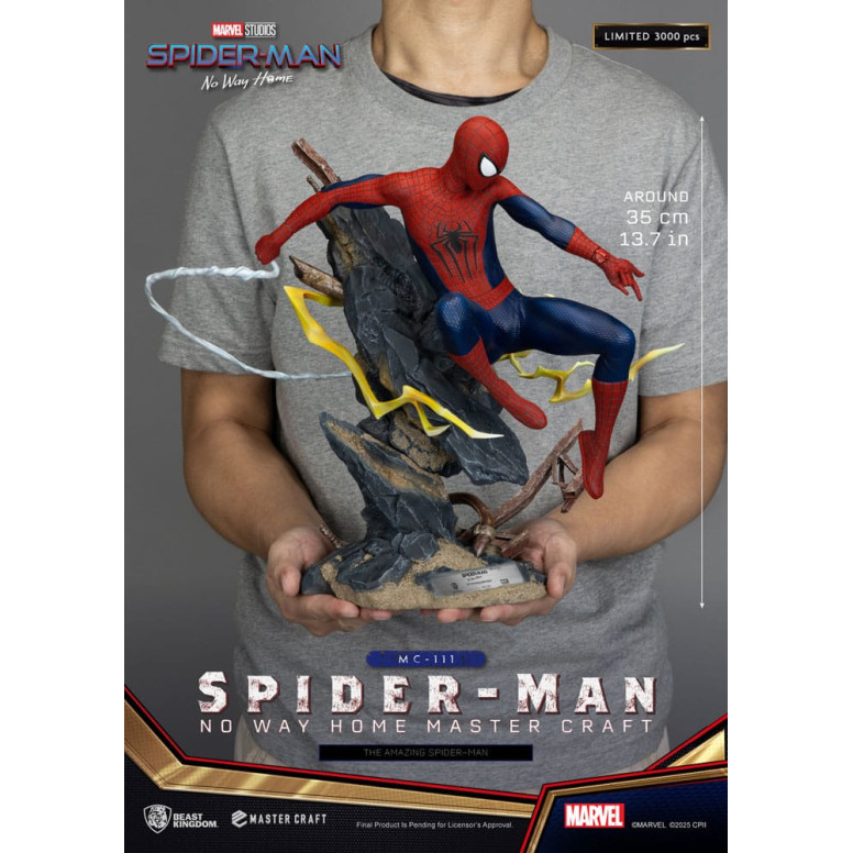 Beast Kingdom Marvel - Master Craft The Amazing Spider-Man - Spider-Man: Sin camino a casa
