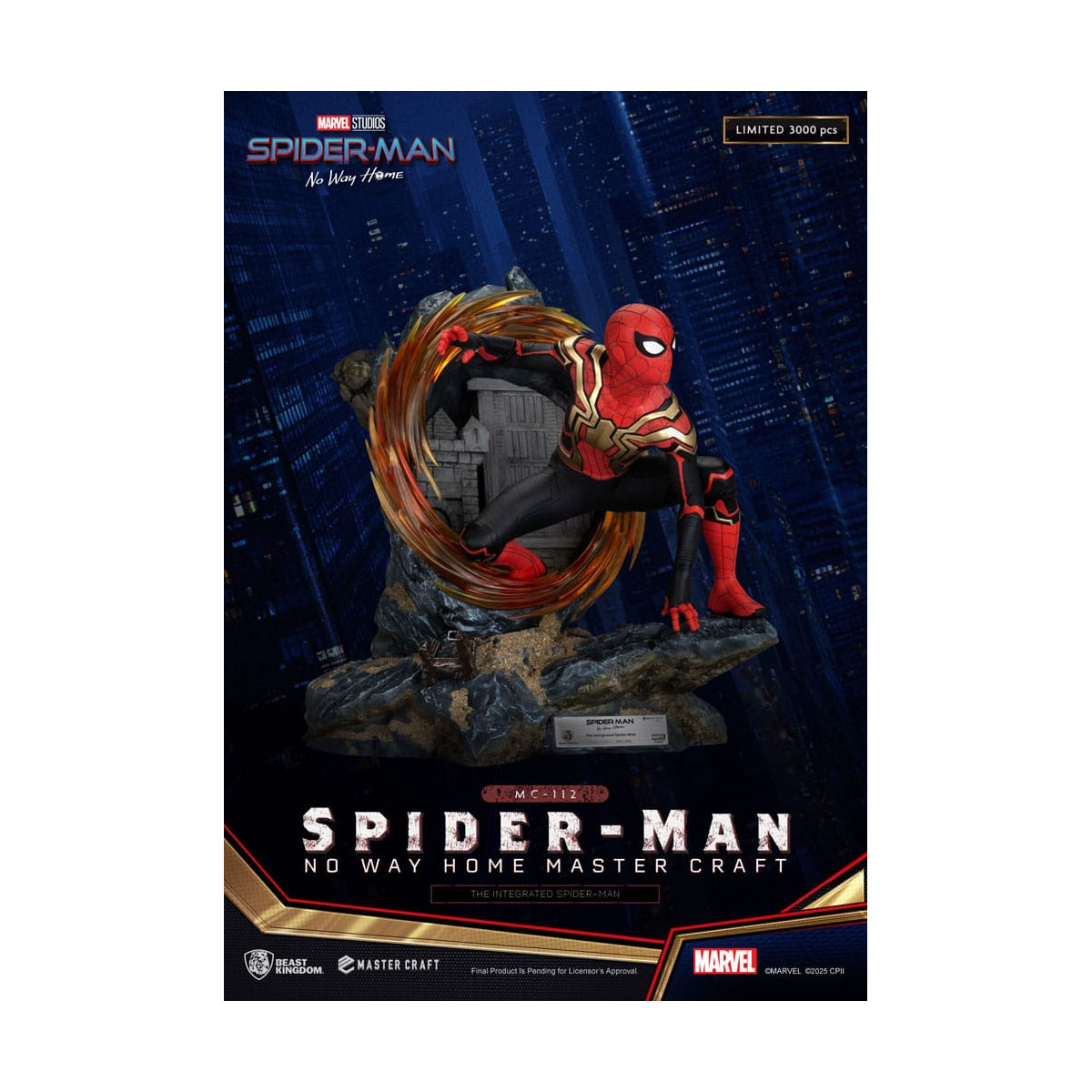 Beast Kingdom Marvel - Master Craft The Amazing Spider-Man - Spider-Man: Sin camino a casa