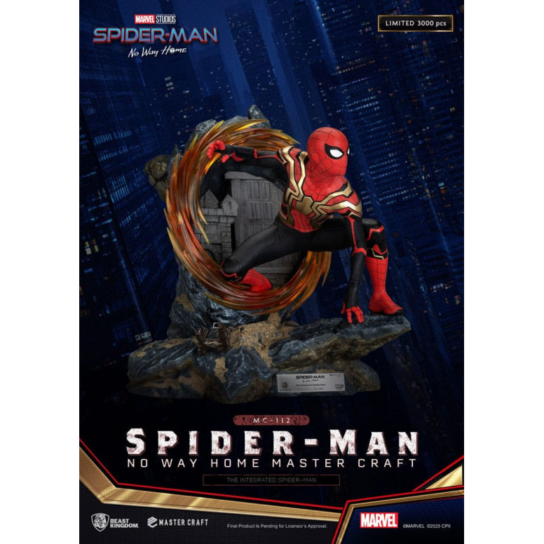 Beast Kingdom Marvel - Master Craft The Amazing Spider-Man - Spider-Man: Sin camino a casa