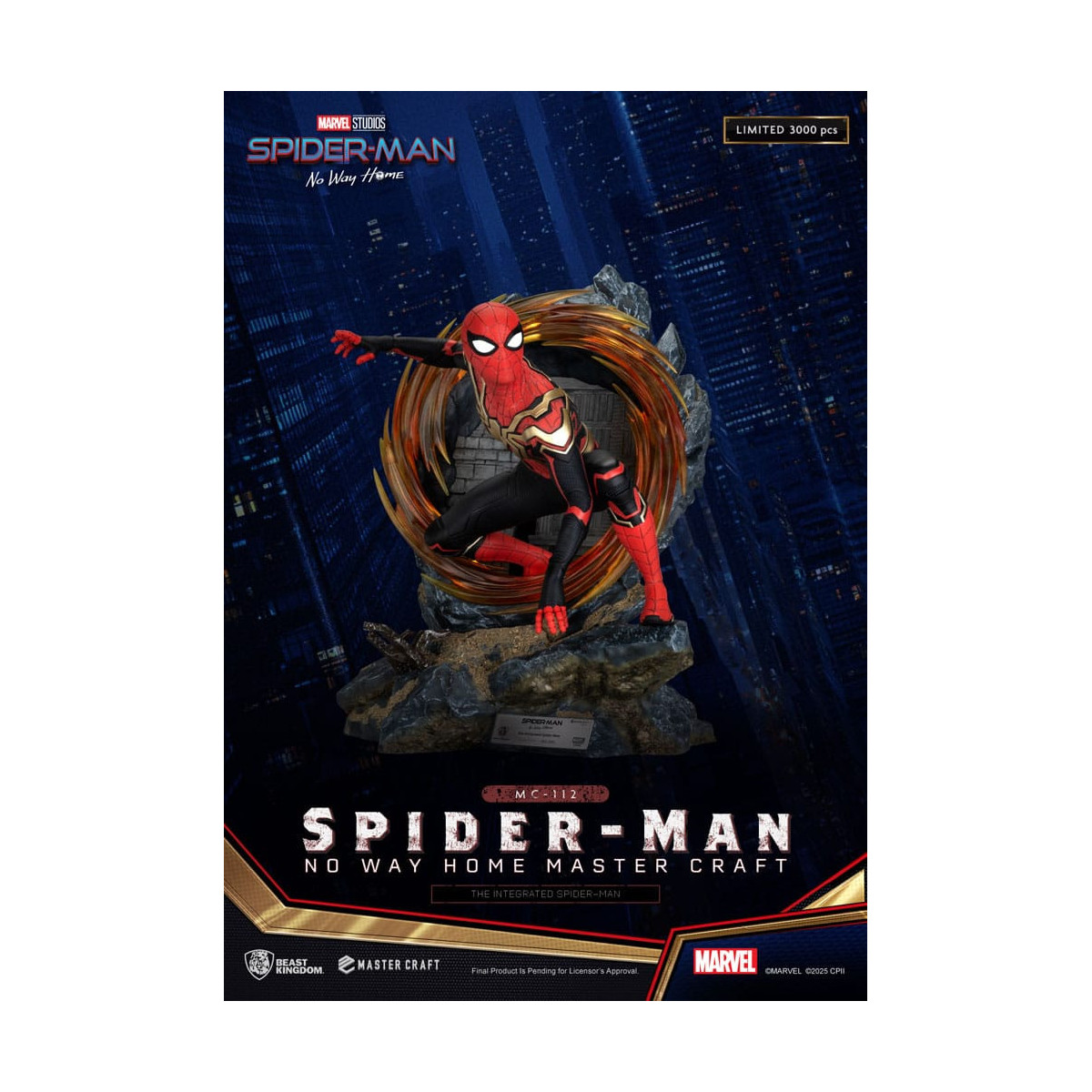 Beast Kingdom Marvel - Master Craft The Amazing Spider-Man - Spider-Man: Sin camino a casa