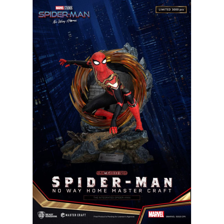 Beast Kingdom Marvel - Master Craft The Amazing Spider-Man - Spider-Man: Sin camino a casa
